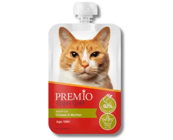 פרמיו מחית בשר עוף וכבש לחתול בוגר 90 גרם – הפינוק שחתולים לא יכולים לעמוד בפניו