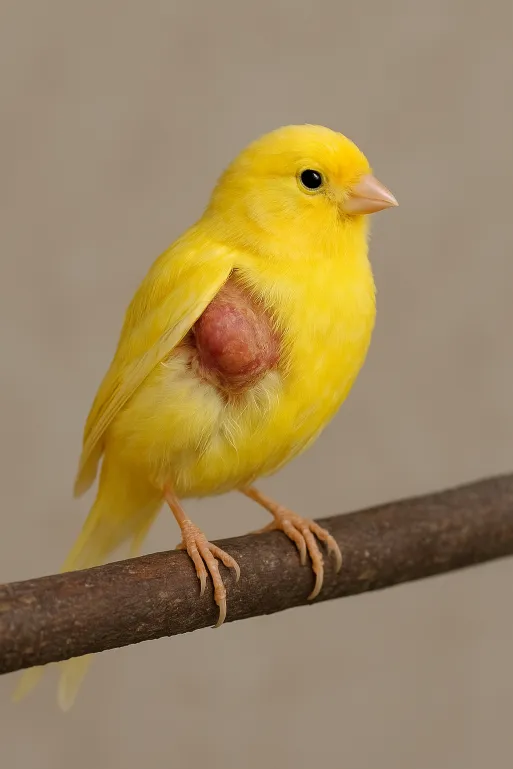 נוצות הפוכות אצל כנר – סימן לבעיה בריאותית