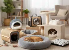 כלובי נשיאה ומיטות לחתולים